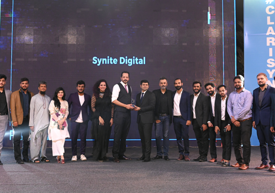 Pakistan Digital Awards named Synite Digital as Pakistan’s Digital Agency of the Year 2022-23