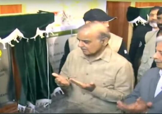 PM Shehbaz lays the foundation stone of road projects in Sharqpur