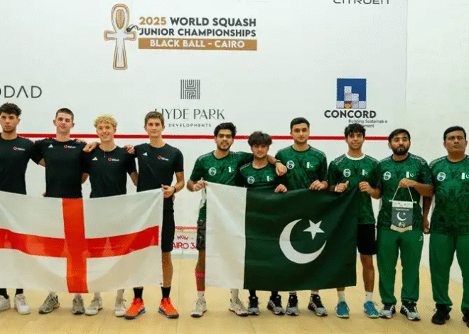 England Ends Pakistan’s Title Hopes at World Junior Team Squash Championship