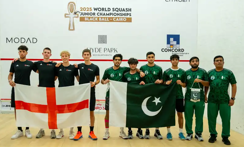 England Ends Pakistan’s Title Hopes at World Junior Team Squash Championship