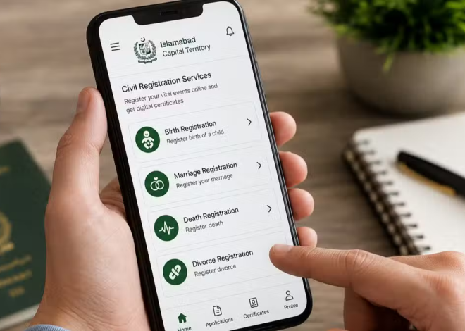 Islamabad Residents Can Now Register Births, Marriages and Deaths Online Through Pak ID App