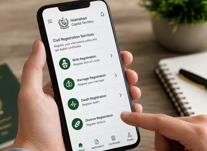 Islamabad Residents Can Now Register Births, Marriages and Deaths Online Through Pak ID App