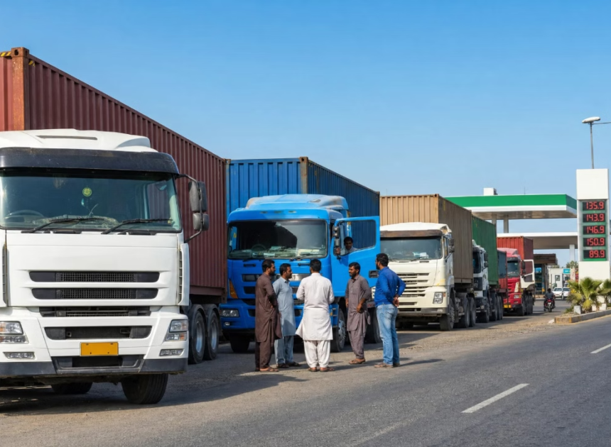 Goods Transporters Increase Freight Rates by 15% Following Fuel Price Hike in Pakistan