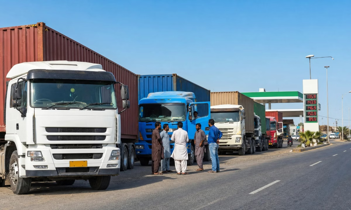 Goods Transporters Increase Freight Rates by 15% Following Fuel Price Hike in Pakistan