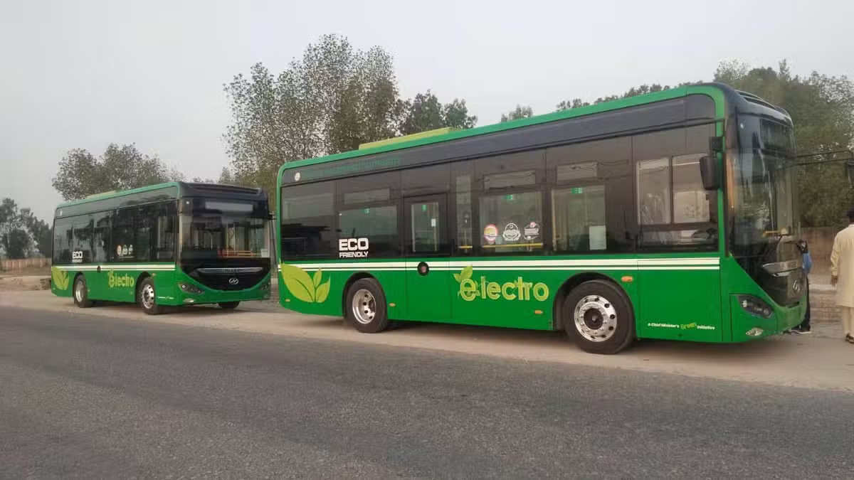 Mianwali Green Electric Bus Service Suspended After Charging Terminal Power Failure