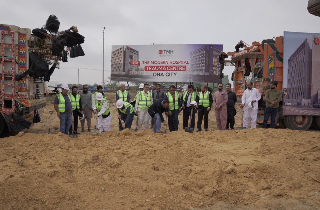 The Modern Hospital Group Holds Groundbreaking Ceremony for Trauma Centre in DHA City Karachi