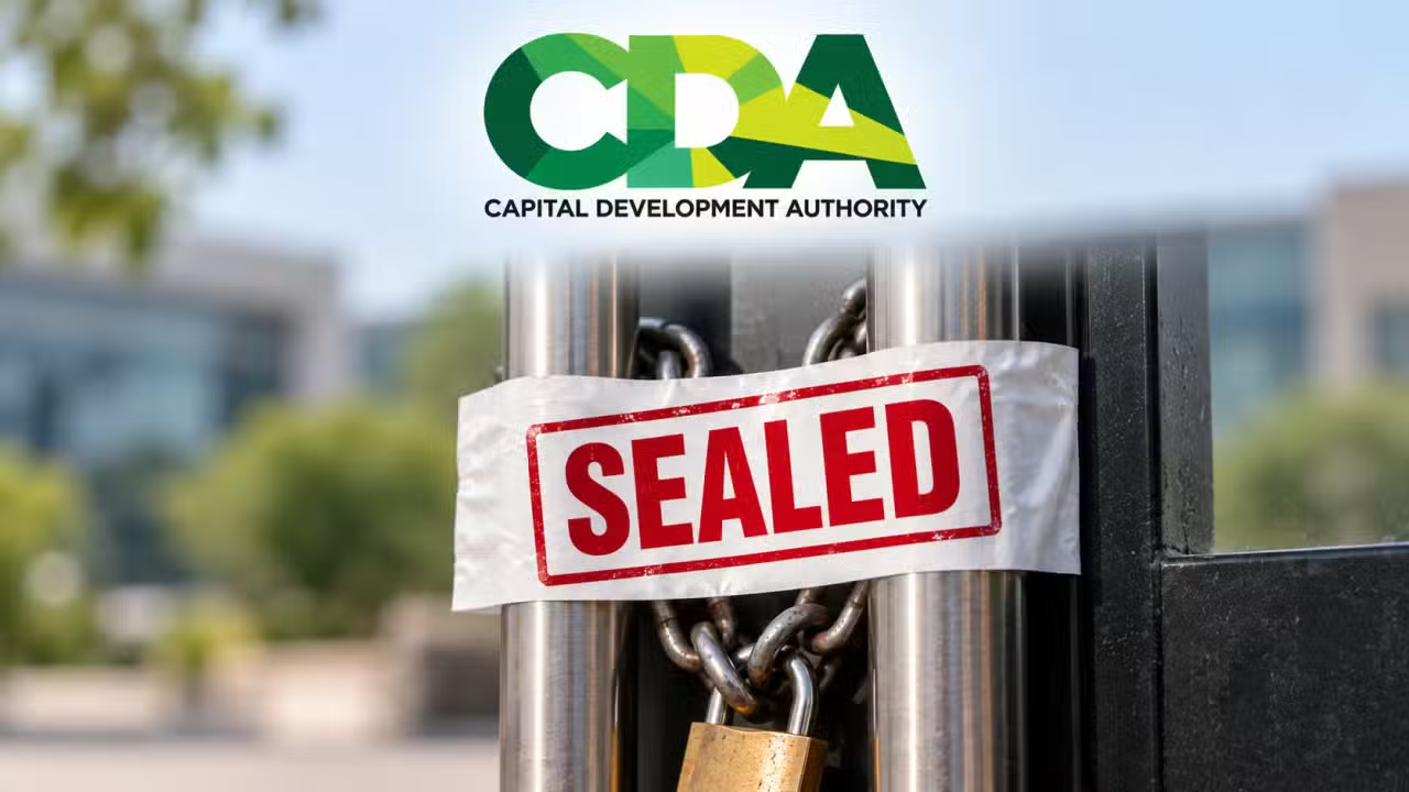 CDA Orders Sealing of Nilore Homes Offices Over Unapproved Development