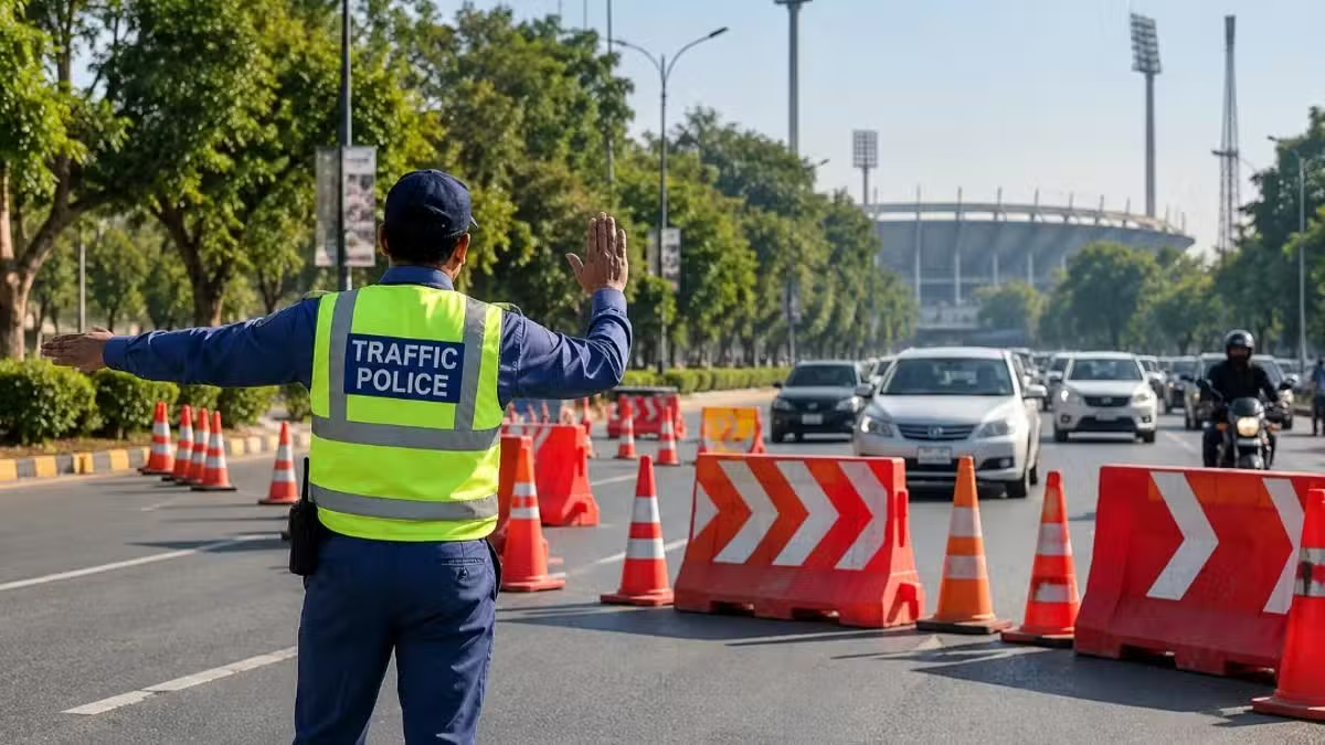 Lahore Traffic Police Announces Diversions on Major Route Ahead of October 28